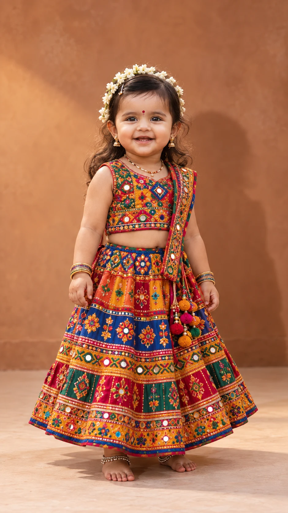 Navratri Baby Girl Photo Prompt