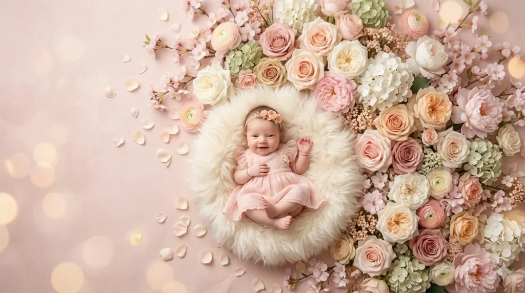 one month baby photo prompt